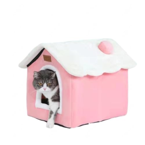 Gemütliches Haustierbett, Warmes Höhlennest, Schlafbett, Welpenhaus für Katzen und Kleine Hunde,D-40 * 32 * 35cm Gemütliches Haustierbett, Warmes Höhlennest, Schlafbett, Welpenhaus für Katzen und Kleine Hunde,D-40 * 32 * 35cm von VIDECOR