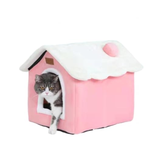 Gemütliches Haustierbett, Warmes Höhlennest, Schlafbett, Welpenhaus für Katzen und Kleine Hunde,D-46 * 37 * 40cm Gemütliches Haustierbett, Warmes Höhlennest, Schlafbett, Welpenhaus für Katzen und Kleine Hunde,D-46 * 37 * 40cm von VIDECOR