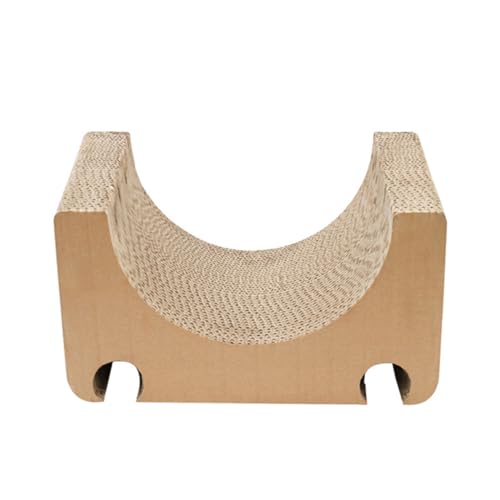 Katzenkratzbrett, Katzenkratzbett aus Pappe, Groß, Breit, Verhindert Schäden an Möbeln, Gewellte Lounge-Couch, Katzenkratzbrett für Katzen Im Innenbereich, Katzenkratzbrett, Katzenkratzbett aus Pappe, Groß, Breit, Verhindert Schäden an Möbeln, Gewellte Lounge-Couch, Katzenkratzbrett für Katzen Im Innenbereich, von VIDECOR