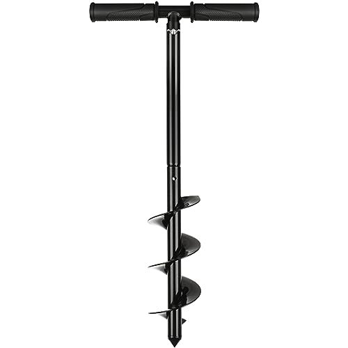 VIDETOL Erdbohrer Hand, 10 x 60 cm Garten Handerdbohrer Set, Schwarz Handerdbohrer, Stahl Erdbohrer für Akkuschrauber, Garten Pflanzen, Tiefkultivieren VIDETOL Erdbohrer Hand, 10 x 60 cm Garten Handerdbohrer Set, Schwarz Handerdbohrer, Stahl Erdbohrer für Akkuschrauber, Garten Pflanzen, Tiefkultivieren von VIDETOL