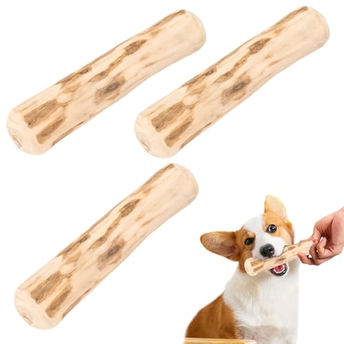 VIDSTW 3 Stück Kaffeeholz für Hunde 14 cm Lang Kauspielzeug Kauholz für Hunde 1,8-2 cm Durchmesser Kaffeeholz Hund Gratfrei Naturmaterial Kleine MittelgroBe Zahnungsbeschwerden Training von VIDSTW