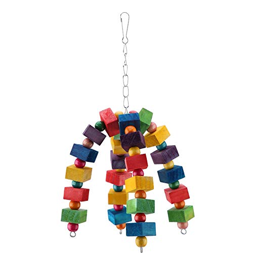 VIFER Kauspielzeug für Papageien, Kauspielzeug aus Holz, zum Aufhängen, Vögel, Käfig, Beißspielzeug für Wellensittiche, Nymphensittiche, Vögel VIFER Kauspielzeug für Papageien, Kauspielzeug aus Holz, zum Aufhängen, Vögel, Käfig, Beißspielzeug für Wellensittiche, Nymphensittiche, Vögel von VIFER