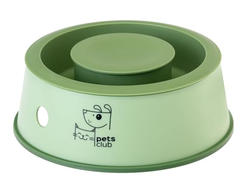 Vigar - Futternapf für Hunde und Katzen, 3-in-1-Modell, Schüssel, Trinknapf und Messbecher, 24,7 x 24,7 x 9 cm, Kollektion Pets Club, rutschfest, Grün Vigar - Futternapf für Hunde und Katzen, 3-in-1-Modell, Schüssel, Trinknapf und Messbecher, 24,7 x 24,7 x 9 cm, Kollektion Pets Club, rutschfest, Grün von VIGAR