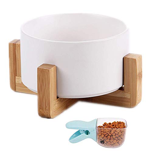 Hundenäpf Keramik mit Massivholz Ständer und Futterschaufel 丨VIKEDI Keramik Katzennäpf丨Keramik Hunde Futternapf mit Bambus Halter丨Keramik Fressnapf Wassernapf, Keramik Futternäpfe für Katze und Hunde Hundenäpf Keramik mit Massivholz Ständer und Futterschaufel 丨VIKEDI Keramik Katzennäpf丨Keramik Hunde Futternapf mit Bambus Halter丨Keramik Fressnapf Wassernapf, Keramik Futternäpfe für Katze und Hunde von VIKEDI PETS
