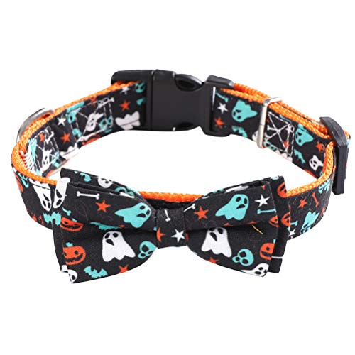VILLCASE 1 x Halloween-Katzen- und Hundehalsband, Haustier-Zubehör für Halloween, kreatives Halsband von VILLCASE