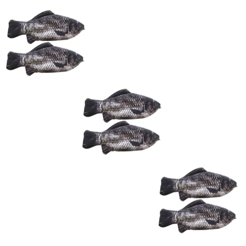 VILLCASE 3 Sätze Karausche Haustierspielzeug Katzenübungsspielzeug Realistischer Fisch Katzenspielzeug Plüschtiere Wackelstreu Fischfiguren Simulationsfisch 2 Stück * 3 VILLCASE 3 Sätze Karausche Haustierspielzeug Katzenübungsspielzeug Realistischer Fisch Katzenspielzeug Plüschtiere Wackelstreu Fischfiguren Simulationsfisch 2 Stück * 3 von VILLCASE