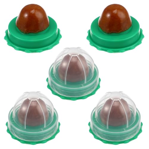 VILLCASE 5 Pack Katze Snack Lecken Zucker Ball Interaktive Katze Behandelt Katzenminze Isinglass Candy Solide Ernährung Gel Energie Ball (Gelegentliche Geschmack) von VILLCASE