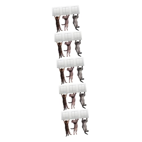 VILLCASE 5 Sets Cartoon Wandaufkleber Dekoration Lichtaufkleber Katzenaufkleber Für Licht Abnehmbare Katzenwandaufkleber Aufkleber Für Zuhause Schlafzimmer Wandaufkleber Schlafzimmer VILLCASE 5 Sets Cartoon Wandaufkleber Dekoration Lichtaufkleber Katzenaufkleber Für Licht Abnehmbare Katzenwandaufkleber Aufkleber Für Zuhause Schlafzimmer Wandaufkleber Schlafzimmer von VILLCASE