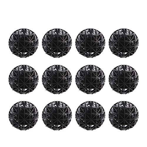 VILLCASE Aquatainer Aquarium Filtermedien 26 Mm Aquarienfilter für Aquarien Zur Filtrationsreinigung (200 Schwarz) Filtermedien Aquarium Filtermaterial Aquarium Filtro para Pecera von VILLCASE