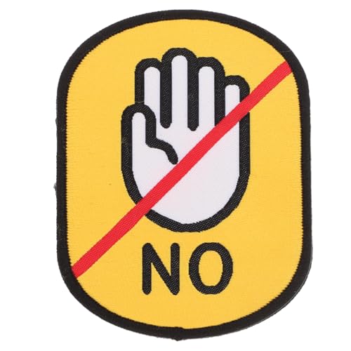 VILLCASE Do Not Touch Hundeleinen-Hülle, Haustier-Identifikationsetikett, klebrige Aufkleber, Welpen-Aufkleber "Do Not Touch" für Welpenhalsband von VILLCASE