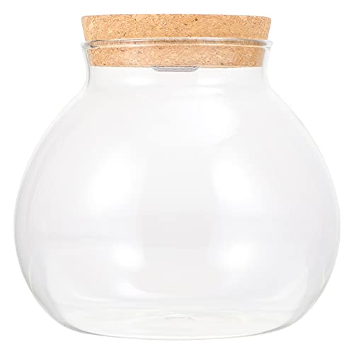 VILLCASE Glas-Container Korkflaschen Korkstopper n LED- Licht Terrarium- Anzeige für DIY- Hochzeits- Party- Mason- Gl? Weihnachtsdekoration (Nummer 2) Bonbonschale von VILLCASE