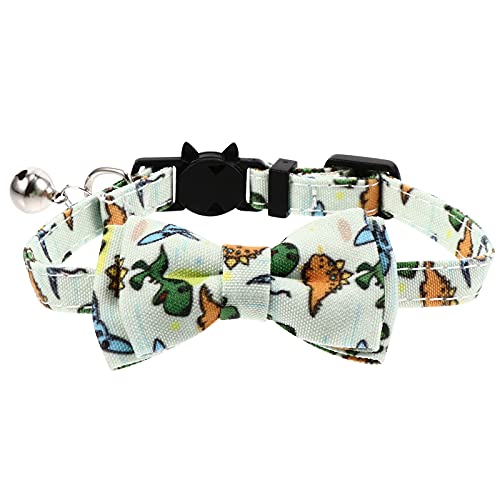 VILLCASE Halsband für Kätzchen, mit Schleife, Foto-Requisite, buntes Katzen-Halsband von VILLCASE