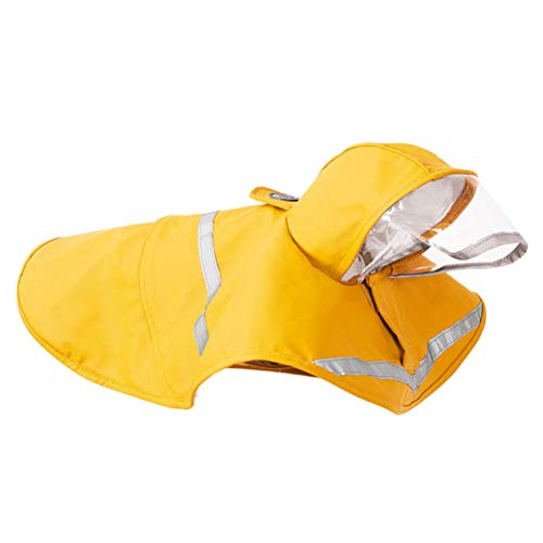 1stk Hund Regenmantel Hund Regen Slicker Regenjacke Für Haustiere Haustier-regentuch Hunde-regen-hoodie Doggy Regenmantel Wimperntusche Kapuzenponcho Reflektierend Jacke Mit Hut von VILLCASE