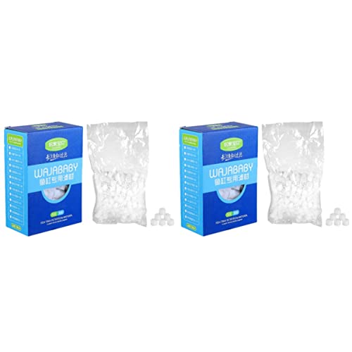 VILLCASE 2st Filtermaterial Kugeln Für Teichfiltermedien Brunnenfilter Bälle Masse Sieb Biologische Filterringe Bälle Filtermedien Bälle Für Teiche Nd-Filter Aquarium Schüttgut Plastik Weiß von VILLCASE