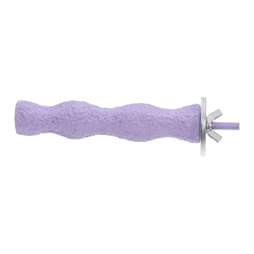 VILLCASE Vogelablage für Papageien, Spielzeug, Käfig, 14 cm (zufällige Farbe) von VILLCASE