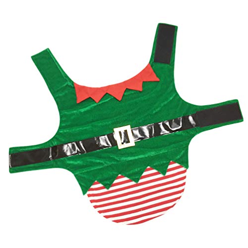 VILLCASE Weihnachts-Elfenkostüm für Hunde, lustiges Cosplay-Kleid, Plüsch-Outfits, warm, für Welpen, Katzen, Wintermantel für Weihnachten, Cosplay, Kleidung, XXL, Grün VILLCASE Weihnachts-Elfenkostüm für Hunde, lustiges Cosplay-Kleid, Plüsch-Outfits, warm, für Welpen, Katzen, Wintermantel für Weihnachten, Cosplay, Kleidung, XXL, Grün von VILLCASE