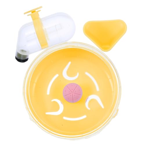 1 Satz Käfigzubehör für Kleintiere Teiliges mit Laufrad Futter und Wasserschüssel für Hamster aus Langlebigem Wiederverwendbarem für Kleine Räume von VILLFUL