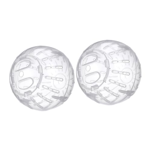2 Stück Klarer Hamsterball aus Transparenter für Hamster und Kleintiere für Bewegung für Ratten Meerschweinchen und Mäuse 2 Stück Klarer Hamsterball aus Transparenter für Hamster und Kleintiere für Bewegung für Ratten Meerschweinchen und Mäuse von VILLFUL