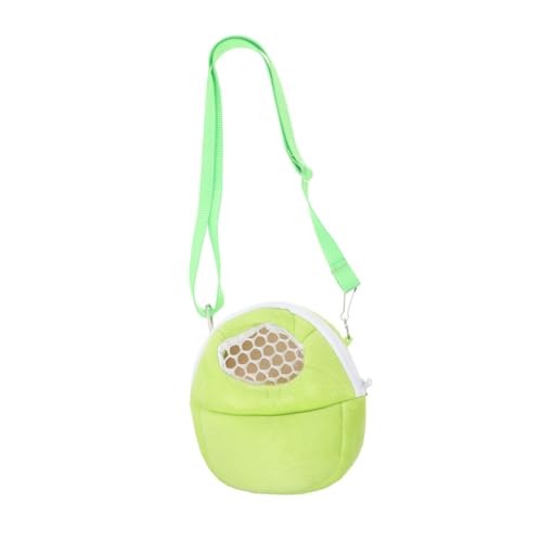 Atmungsaktive Tragetasche für Kleine Haustiere Verstellbare Hamster Tragetasche Reisetasche für Meerschweinchen Chinchillas für Reisen und Ausflüge von VILLFUL