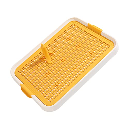 VILLFUL Banana Pet Hundetoilette Welpen-PIPI-Tablett stabile Hundetoilette abgerundete Kanten für die Ihres Haustiers leicht zu reinigen VILLFUL Banana Pet Hundetoilette Welpen-PIPI-Tablett stabile Hundetoilette abgerundete Kanten für die Ihres Haustiers leicht zu reinigen von VILLFUL
