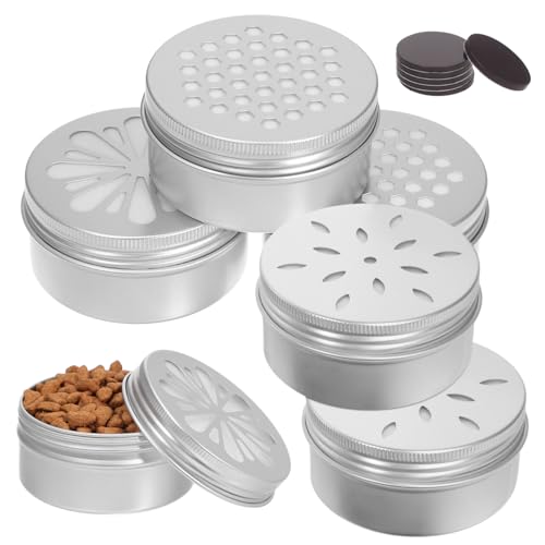 VILLFUL 1 Satz Duftbox für Hundetraining Duftdosen für das Hundetraining Dufttrainingsbehälter für Hunde Duftarbeit für Hunde Behälter zum Trainieren der Hundenasen Plastik Silber VILLFUL 1 Satz Duftbox für Hundetraining Duftdosen für das Hundetraining Dufttrainingsbehälter für Hunde Duftarbeit für Hunde Behälter zum Trainieren der Hundenasen Plastik Silber von VILLFUL