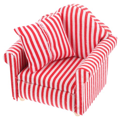 VILLFUL Miniatursofa Für Hamster Kompaktes Chinchilla-Spielzeug Dekoratives Kleintierspielzeug Baumwollmaterial Zubehör Zierliches Design Tragbar Und Warm von VILLFUL