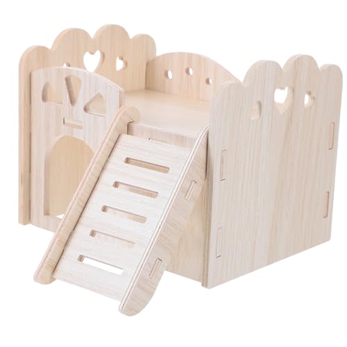 VILLFUL 1 Satz Hamster Spielplatz für Kleintiere Stabiler Rückzugsort aus Natürlichem Holz für Hamster und Meerschweinchen Fördert Bewegung und DIY für Haustiere VILLFUL 1 Satz Hamster Spielplatz für Kleintiere Stabiler Rückzugsort aus Natürlichem Holz für Hamster und Meerschweinchen Fördert Bewegung und DIY für Haustiere von VILLFUL