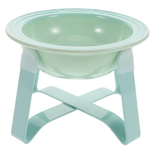 VILLFUL 1 Satz Keramischer Futter und Wassernapf für Katzen Ergonomisches Design zur Verbesserung Fresshaltung und Reduzierung von Nackenbelastungen für Mehrere Haustiere von VILLFUL