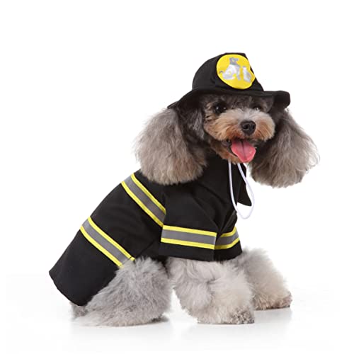 VILLFUL Haustier Kostüme Feuerwehrmann Uniform Form Hund Katze Welpen Party Leistung Mantel VILLFUL Haustier Kostüme Feuerwehrmann Uniform Form Hund Katze Welpen Party Leistung Mantel von VILLFUL