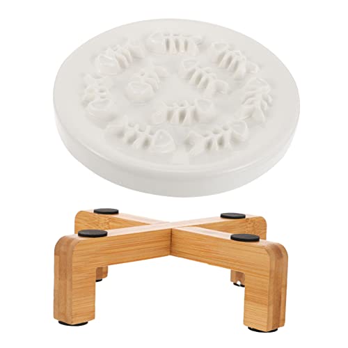 VILLFUL Slow Feeder-Napf-Set für Haustiere Slow Feeder-Napf für Hunde erhöhter Keramiknapf für Katzen und Hunde Nackenschutz-Design VILLFUL Slow Feeder-Napf-Set für Haustiere Slow Feeder-Napf für Hunde erhöhter Keramiknapf für Katzen und Hunde Nackenschutz-Design von VILLFUL