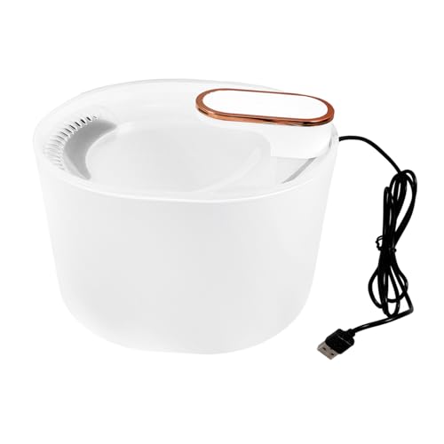 VILLFUL 3L Automatischer elektrischer Haustier-Wasserbrunnen für Hunde und Katzen Wasserspender für den Innenbereich Haustierbedarf PP-Material Elegantes Design VILLFUL 3L Automatischer elektrischer Haustier-Wasserbrunnen für Hunde und Katzen Wasserspender für den Innenbereich Haustierbedarf PP-Material Elegantes Design von VILLFUL