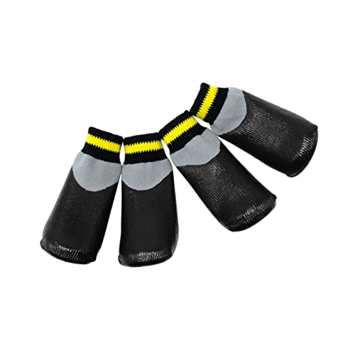 VILLFUL 1 Satz wasserdichte Booties Socken Winterstiefel Winterboots Hundesocken für große Hunde Schuhe für Katzen sockenschuhe Regenstiefel Gummisocken rutschfeste Schuhe Kleiner Hund von VILLFUL