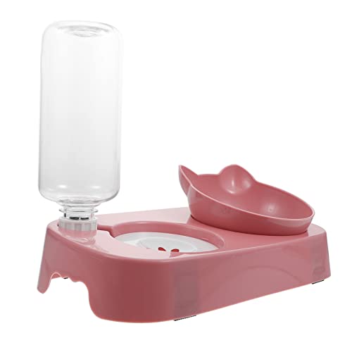 VILLFUL Automatischer Wasserspender Käfig-Futterspender-Set Haustier-Futter- und Wasserspender-Set für Katzen und Hunde Rosa Nackenschutz Trinknapf VILLFUL Automatischer Wasserspender Käfig-Futterspender-Set Haustier-Futter- und Wasserspender-Set für Katzen und Hunde Rosa Nackenschutz Trinknapf von VILLFUL