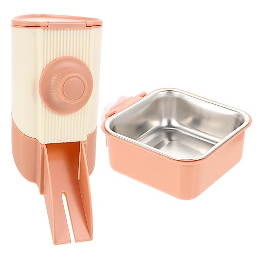 VILLFUL Automatischer Fütterungsfutterautomat Für Kleintierfutter Edelstahl Und Pp-Material Einfach Zu Reinigen Und Sicher Für Kleine Haustiere von VILLFUL