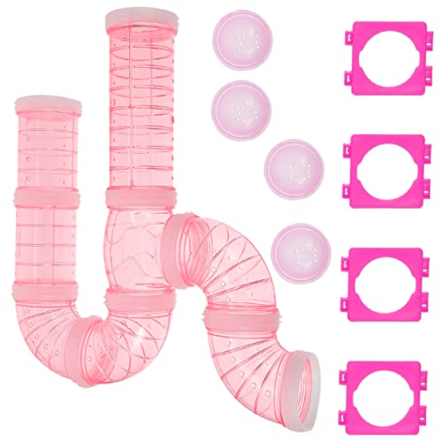 VILLFUL Hamsterkäfigröhre Aus Plastik DIY-Tunnel-Set Zum Selberbauen Hamsterspielzeug Für Kleintiere Sicher Und Langlebig Leicht Zu Reinigen VILLFUL Hamsterkäfigröhre Aus Plastik DIY-Tunnel-Set Zum Selberbauen Hamsterspielzeug Für Kleintiere Sicher Und Langlebig Leicht Zu Reinigen von VILLFUL