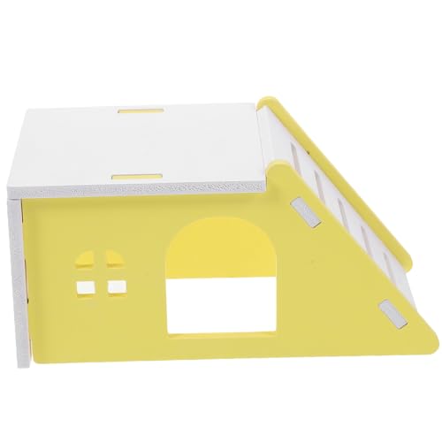 VILLFUL Hamsterhaus Mehrkammernhaus Hamster Versteck Kleintier Zubehör Hamster Einrichtung Käfig Spielplatz Ruhezimmer von VILLFUL