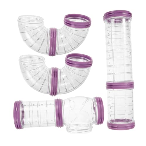VILLFUL 1 Set Hamsterröhren Und Tunnel, Rattenkäfig Außenröhren Kit, DIY Außenröhren Kit Für Hamster, DIY Hamster Durchsichtiges Röhrenwerkzeug, Hamstertunnelröhre, Hamsterkäfig Tunnel, von VILLFUL