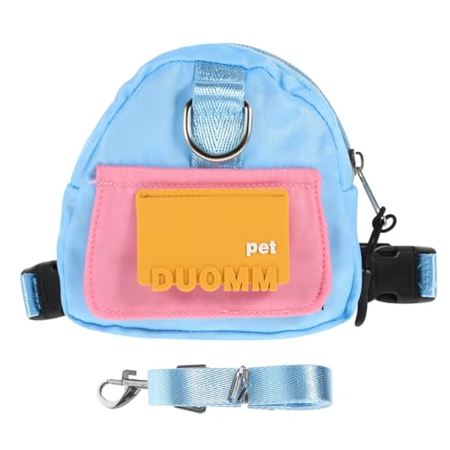 VILLFUL 1 Set Hundeweste Rucksack, Hunderucksack Geschirr, Outdoor Haustierrucksack, Welpen Selbstrucksack, Geschirr Rucksack, Heimtierbedarf, Selbsttragender Hunderucksack, Tragbarer von VILLFUL
