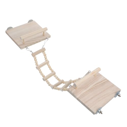 VILLFUL 1 Set Papagei Spielen Stehen Vogel Brücke Kauen Spielzeug Papagei Plattform Leiter Für Mittel Vögel von VILLFUL
