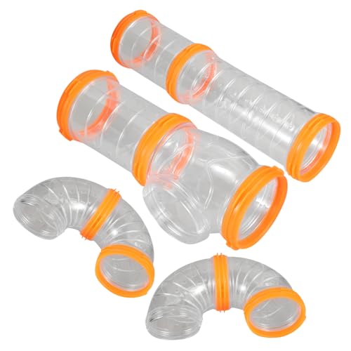 VILLFUL Rohrlabyrinth-Spielzeug Für Kleintiere Satz Mit Externen Tunneln Aus Plastik DIY-käfigzubehör Für Hamster Meerschweinchen Und Andere Kleine Haustiere von VILLFUL