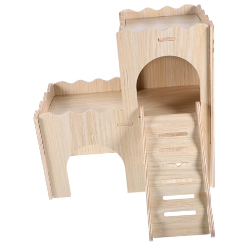 VILLFUL Hölzernes Hamsterversteck Meerschweinchenversteck Leiter Und Brücke VILLFUL Hölzernes Hamsterversteck Meerschweinchenversteck Leiter Und Brücke von VILLFUL