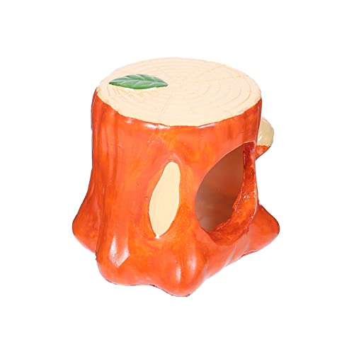 VILLFUL Chinchilla Pet Shelter Haustier Hideout Pet Trunk Cave Hamster Nest Robuster Geruch Keramik von VILLFUL