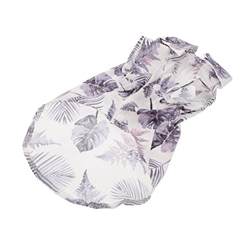 VILLFUL 1 Stück Hawaii Inspiriertes Hundeshirt für Sommerpartys Bequeme und Atmungsaktive Kleidung für Katzen und Hunde Süßes Design für Kleine Haustiere für Strand oder von VILLFUL