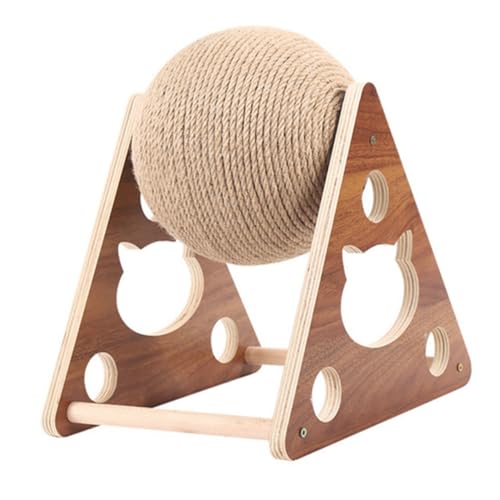 VILLFUL Edler Katzenkletterständer Kratzbaum Aus Holz Sisalseil Katzenspielzeug Zum Kratzen und Spielen VILLFUL Edler Katzenkletterständer Kratzbaum Aus Holz Sisalseil Katzenspielzeug Zum Kratzen und Spielen von VILLFUL