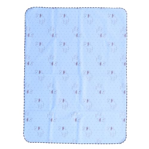 VILLFUL 1Stk wasserdichte Wickelunterlage für Haustiere (blau) Inkontinenzbetteinlagen Hundepipipads waschbar Pet Pee Pads Polster fürs Bett Einfach Hündchen Urin-Pad Baby von VILLFUL