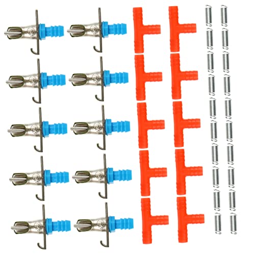 VILLFUL Automatischer Kaninchentränke-Haustier-Wasserspender mit Federdesign Kaninchenkäfig-Tränke 10er-Set VILLFUL Automatischer Kaninchentränke-Haustier-Wasserspender mit Federdesign Kaninchenkäfig-Tränke 10er-Set von VILLFUL