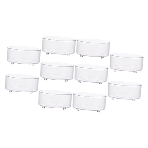 VILLFUL 10stücke Teiliges Aus Acryl-Futter Und Wassernäpfen Für Reptilien Spinnen Und Andere Haustiere rutschfest Langlebig Für Schlangen Eidechsen Und Skorpione von VILLFUL
