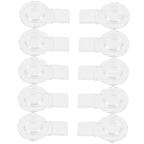 VILLFUL 10 Stück Acryl-türschlösser Türriegel Haustiersichere Schlösser Für Schranktüren Schmuckkästchen Spielzeugkisten von VILLFUL