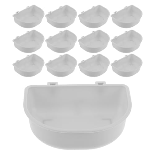 VILLFUL 15 Stück Teiliges Hängende Futternäpfe für Kleintiere Vielseitige Futter Wasserschalen für Hundebox und Käfig Abnehmbar und Leicht zu Reinigen Sicher Befestigt Geeignet für Welpen von VILLFUL