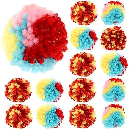 VILLFUL Interaktive Plüschbälle für Katzen 15 Stück Kätzchen-Ballspielzeug für Dekompression und Spaß zufällige Farbe VILLFUL Interaktive Plüschbälle für Katzen 15 Stück Kätzchen-Ballspielzeug für Dekompression und Spaß zufällige Farbe von VILLFUL